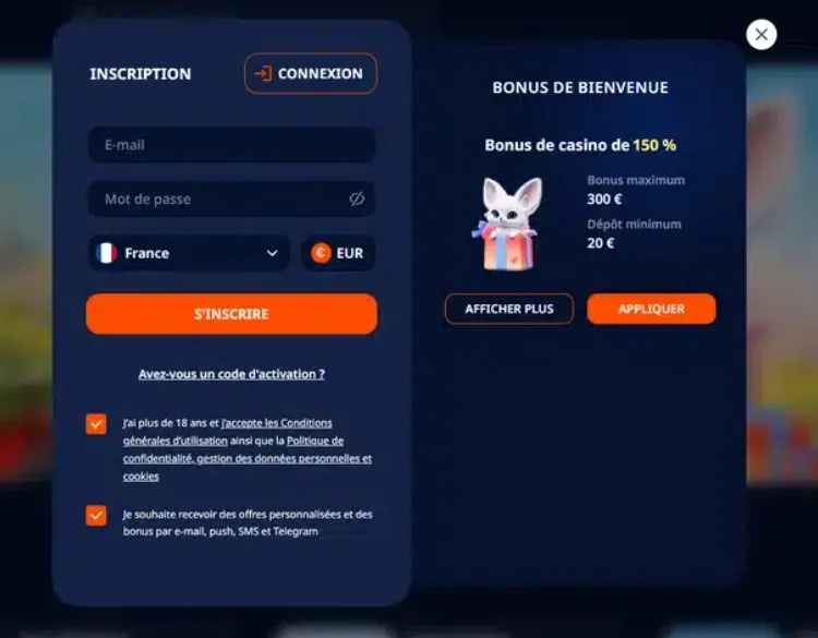 Inscription et vérification (KYC)